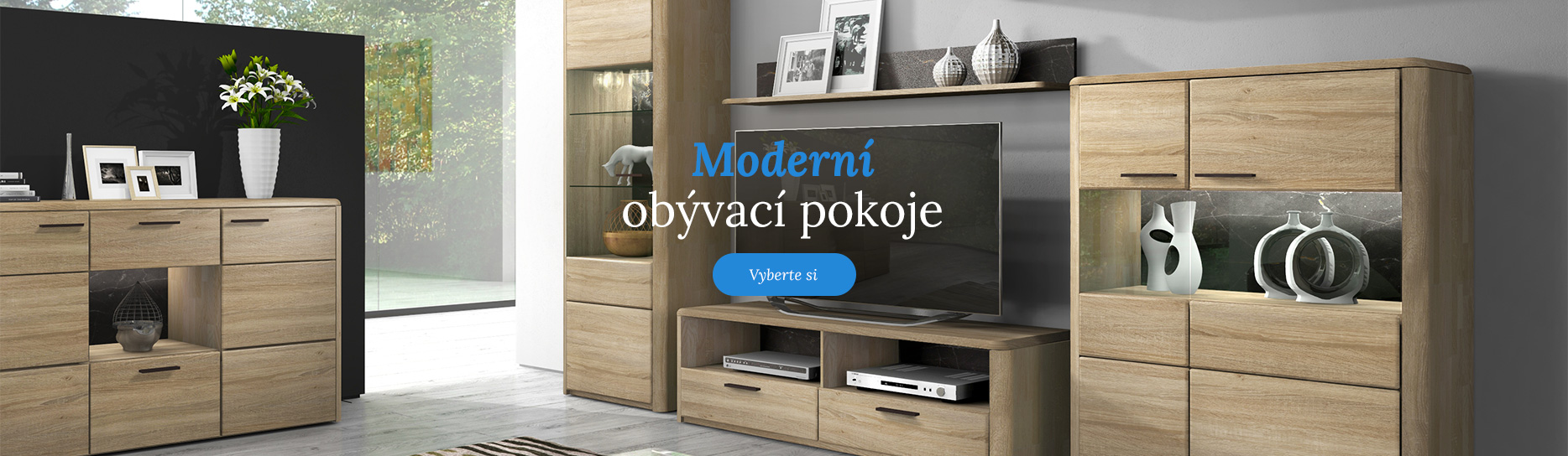 Moderní obývací pokoje