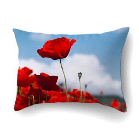 Poppy polštářek fotoprint