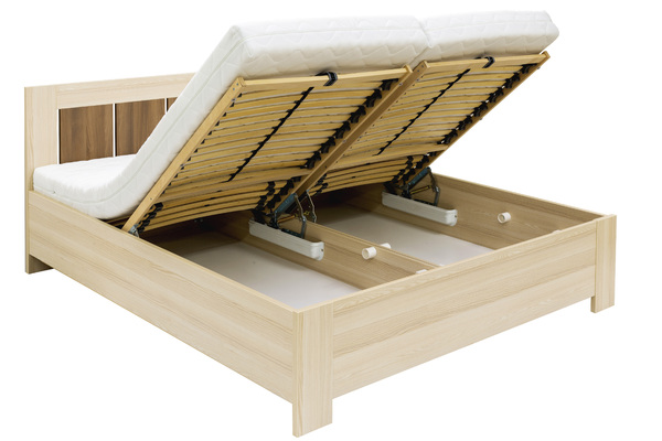 Postel Aura + 2 polohovatelné rošty