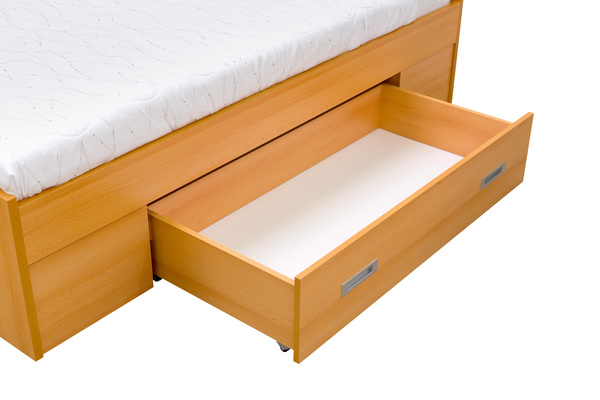 postel FÁBIE 140 s úložným prostorem  